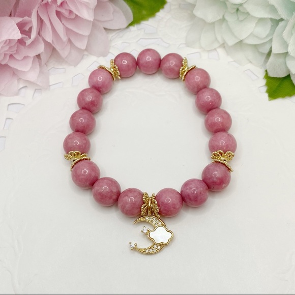 Nature Rhodonite Bracelet - Picture 3 of 6